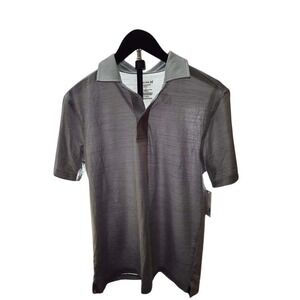 Mens‎ Member's Mark Performance Polo Shirt Light Gray Short Sleeve Size S